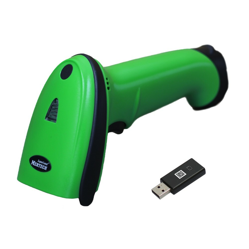 <span style="font-weight: bold;">Беспроводной сканер штрих кода MERTECH CL-2200 BLE Dongle P2D USB green</span><br>